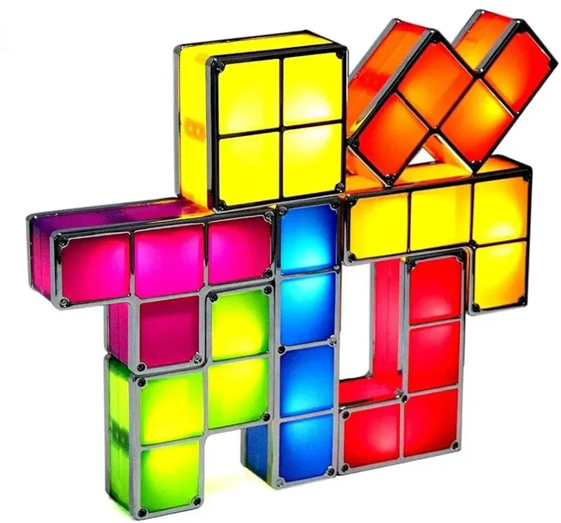 Tetris Stapellampa (7 delar)